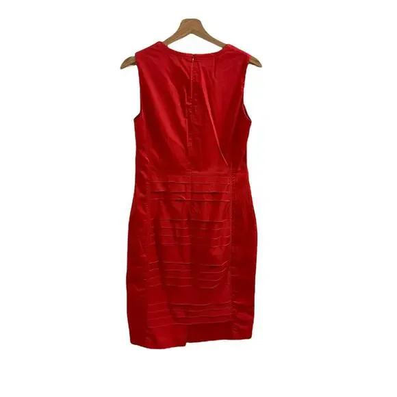 Gerry Weber Womens Pink V Neck Tiered Dress Size 4 - Picture 2 of 4